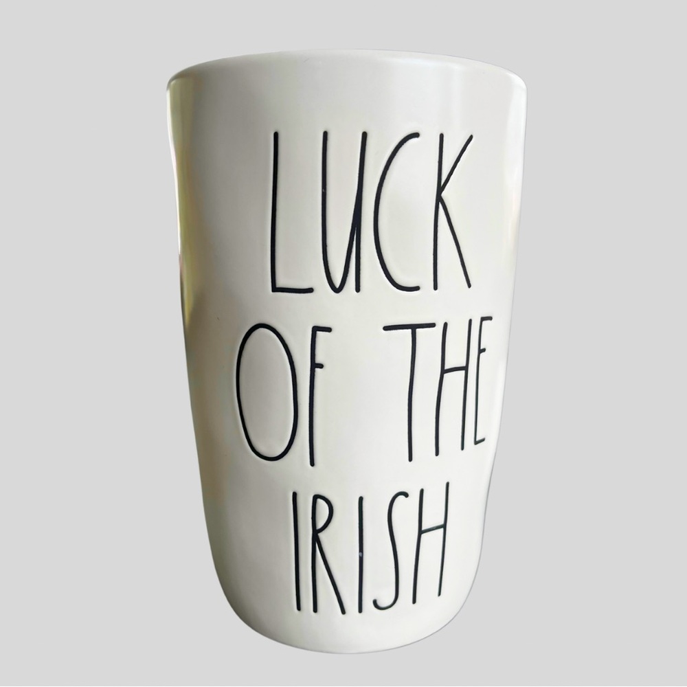 Rae Dunn “Luck of the Irish” Cellar Canister 7” No Lid St. Patrick’s Day